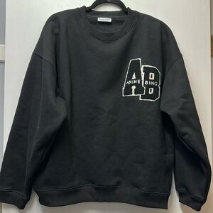 Anine Bing Miles Letterman Sweatshirt